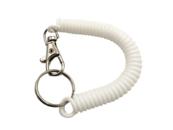 Chaveiro Retrátil Com Mola Espiral, Porta-chaves Seguro, Joia, Enfeite Elástico Para Pendurar, Ideal Para Trabalhadores De Escritório E Estudante