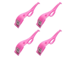 Pelador multifuncional, compacto y ergonómico para frutas y verduras, con cuchillas de acero inoxidable antideslizantes para facilitar su transporte.