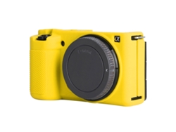 Capa Protetora De Silicone Macio Para Sony Zv-e10 Amarela