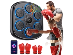 Máquina de boxeo, funciones Bluetooth inteligentes, modos de música interactivos, 2 pares de guantes originales