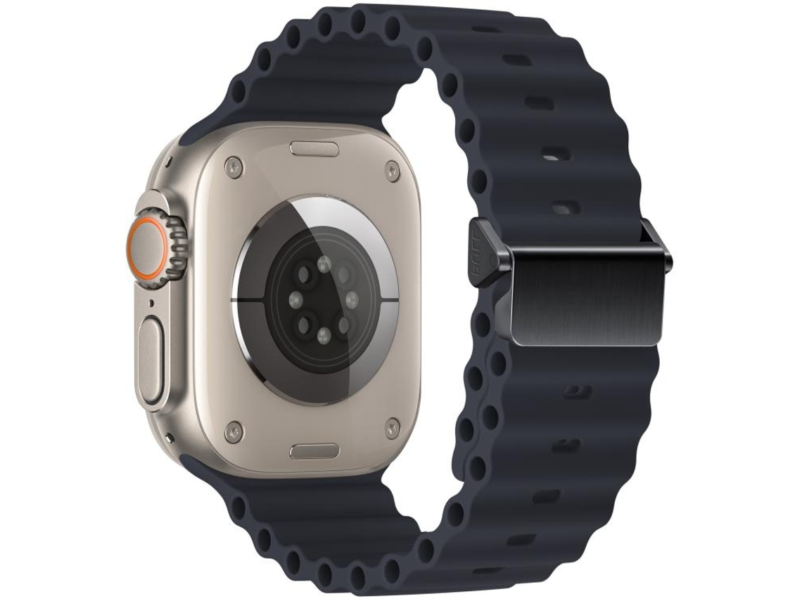 Correa de silicona XIAOMOYU Ocean para Apple Watch con cierre magnético (tamaños 46/49/45/44 mm)