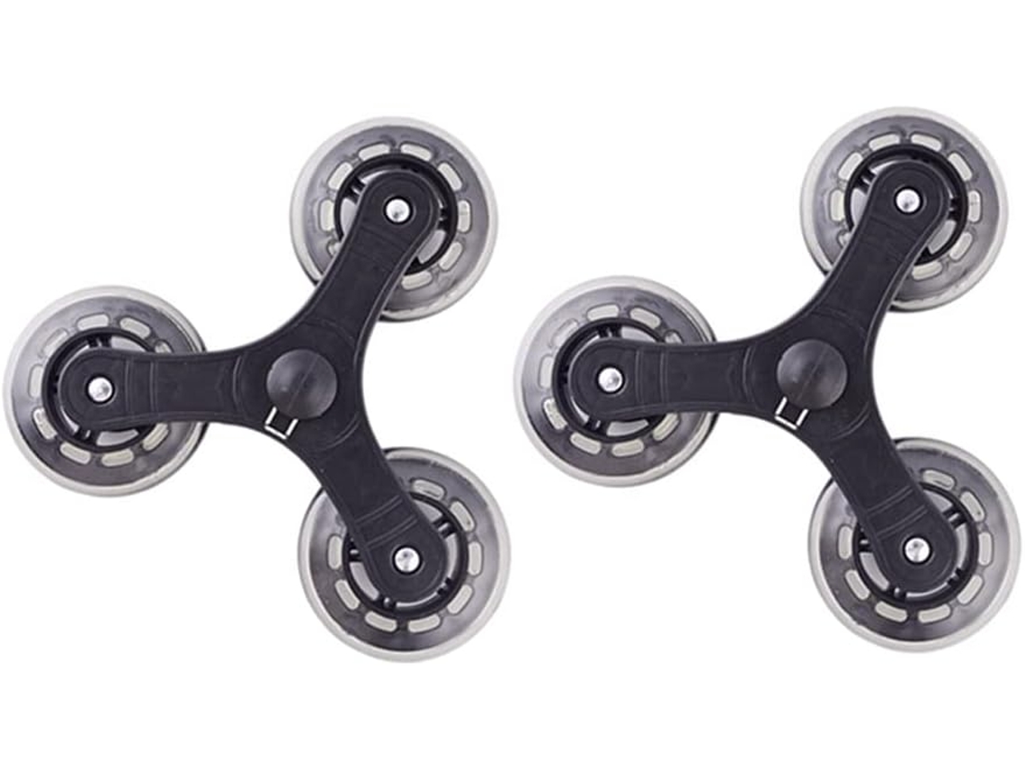 Juego De 2 Ruedas De Repuesto Para Escaleras, Carros De Escalada, Equipaje,