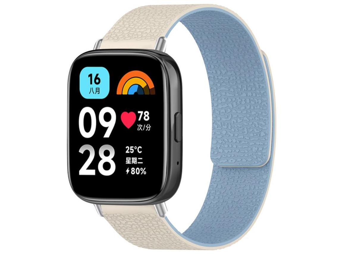 Correa para Redmi Watch 3 Active / Lite - Silicona magnética - Textura de lichi