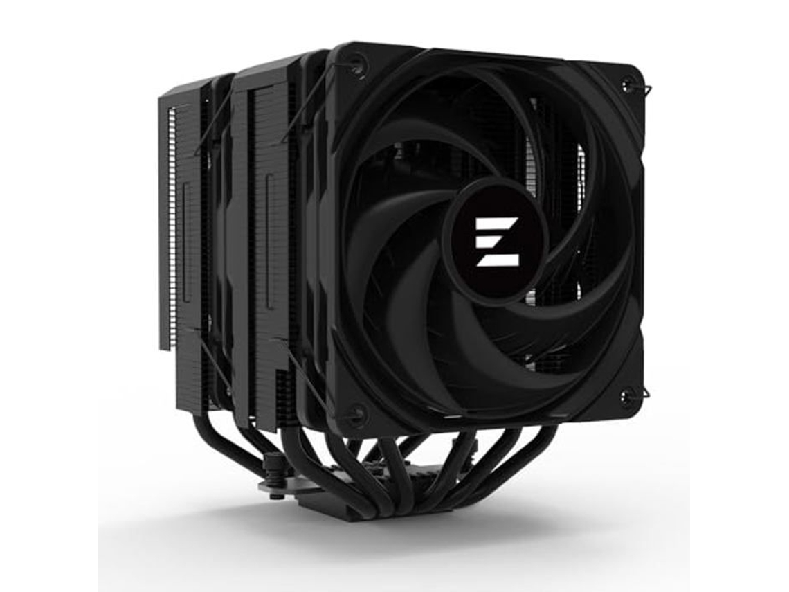 Ventilador de procesador Zalman Cnps14x Duo, negro, compatible con LGA 1150, aluminio con cobre