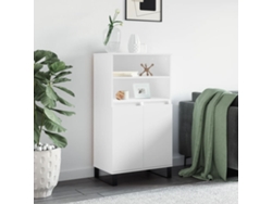 Aparador Alto Madera Contrachapada Blanco 60x36x110 Cm