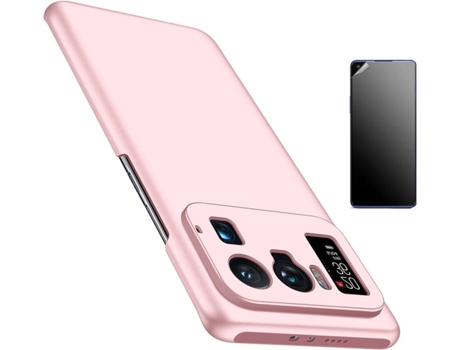 Kit Carcasa y Protector Xiaomi Mi 11 Ultra Ultimatte Turtleshell Rosa