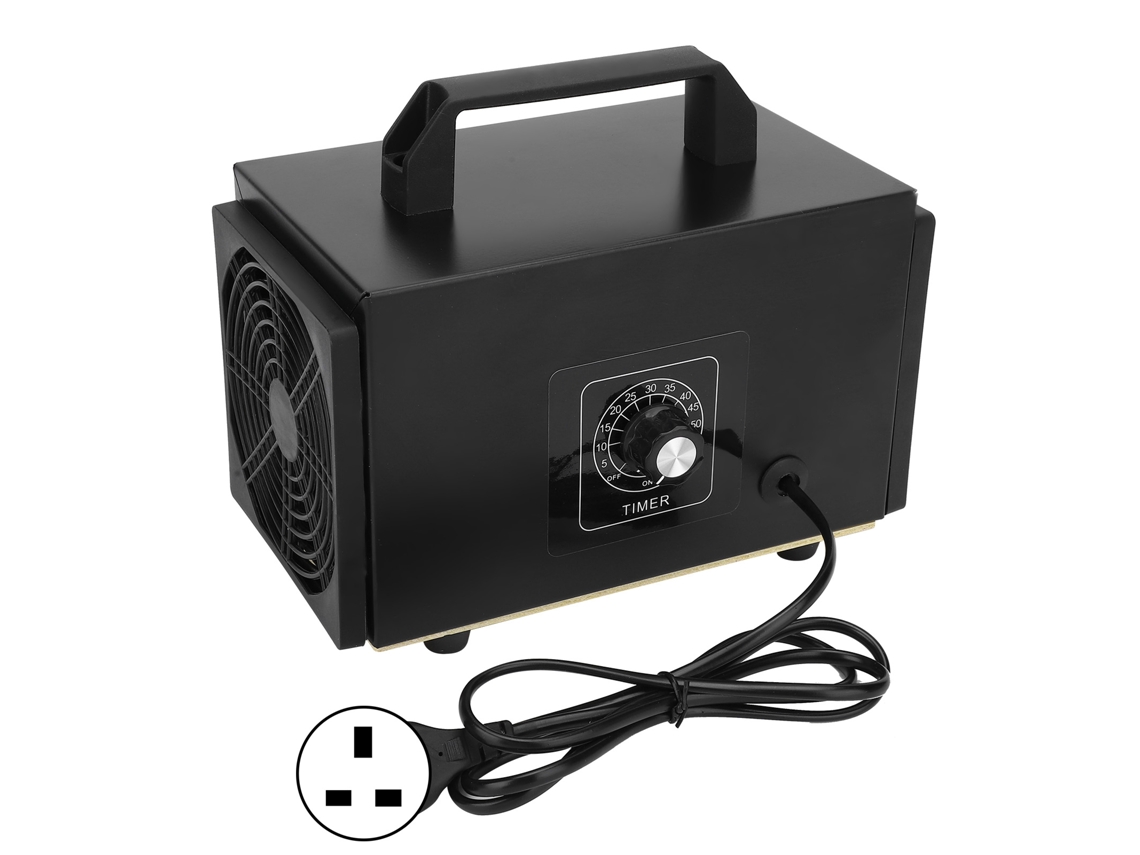 Gerador De Ozônio Portátil Purificador De Ar Com Timer 220v 20g/h Acessórios Industriais Plugue Uk