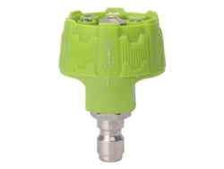 Boquilla rociadora para hidrolavadora 6 en 1, multifuncional, ajustable, con conector de 1/4, punta de conexión verde