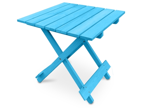 Mesa de Jardín Adirondack Alana Mesa Auxiliar Madera 50x50x50cm PRIVATEFLOOR