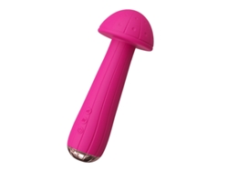 Vibrador De Masaje De Silicona Recargable Usb Con 5 Modos De Frecuencia 5 (rojo Rosa)
