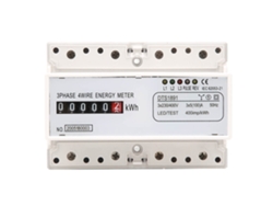 TRUYUETY Medidor Electrónico de Energía 3 Fases 4 Hilos 7P Din Rail kWh DTS1891