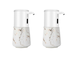 Dispensador de jabón de cocina, dispensador de jabón espumoso para baño, blanco Rosewell