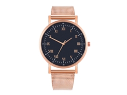 Reloj De Moda Para Hombre Y Mujer, Correa De Malla, Esfera Redonda, Cuarzo, Para Parejas.
