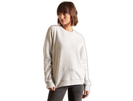 Sudadera SUPERDRY Algodón Mujer (44 - Gris)
