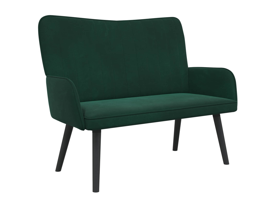 Maison Exclusive - Sofá De 2 Plazas Verde Oscuro 115 X 61 X 87 Cm