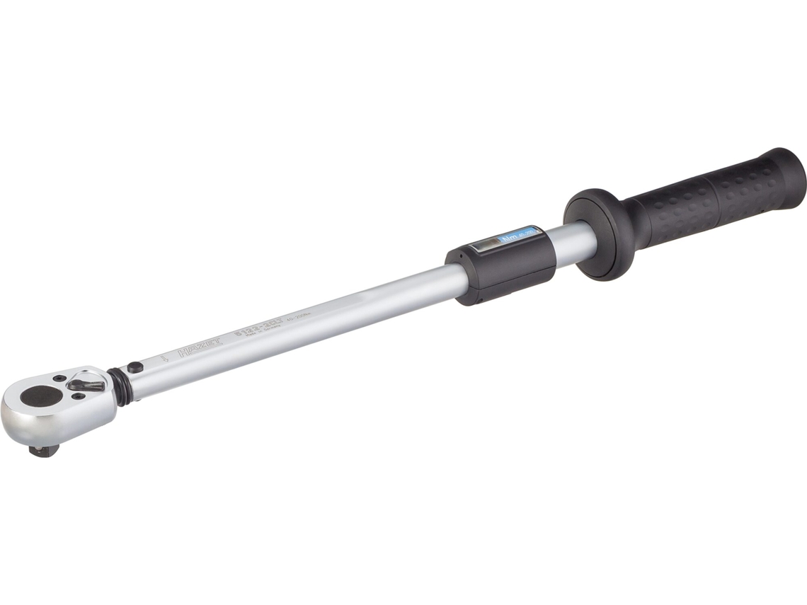 HAZET 5122-2Clt Llave Dinamométrica: Par de Apriete Mín-Máx: 40 - 200 Nm Tolerancia: 4% Cuadrado Macizo 1/2 Pulgadas 12 5 Mm 545 Mm