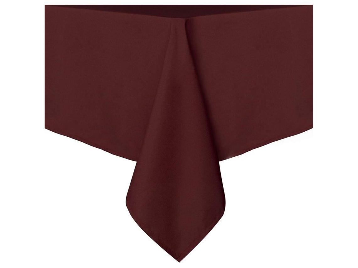 2026-40805-mantel Rectangular 54x54 Pulgadas Poliéster Resistente A Manchas Arrugas Lavable Para Mesa De Comedor Fiesta Camping Burdeos