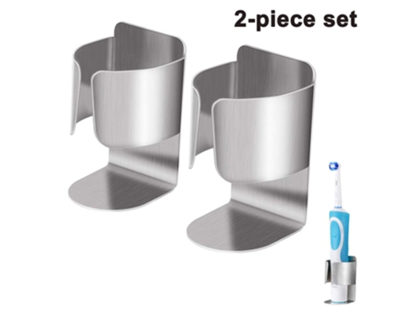 Piezas Soporte para Cepillo de Dientes para Cepillo de Dientes Eléctrico Acero Inoxidable en la Pared Soporte Duradero Pasta Baño Cocina JEDBESETZT
