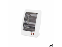 Calefactor Cuarzo 400-800 W Blanco 6 Unidades