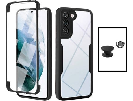Kit Carcasa Anti-Crash Samsung Galaxy S22+ Plus 5G PHONECARE Negro
