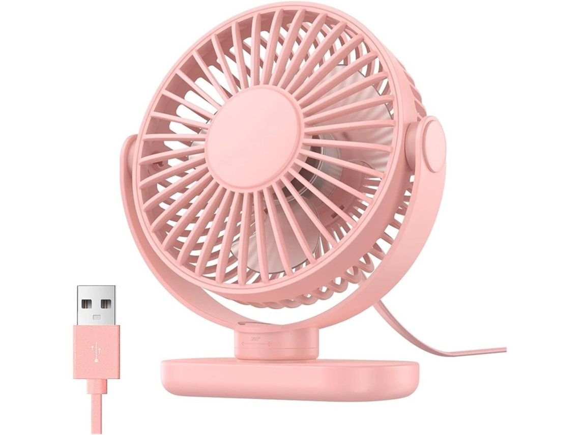 Ventilador Silencioso Ajustable Refrigeración Portátil