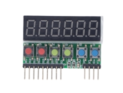 Módulo De Display De Tubo Digital De 6 Dígitos Tm1637 Con Interfaz Iic Para Contadores Temporizadores Dc 3.3v-5v