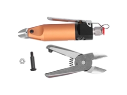 Cizallas neumáticas para corte oblicuo de resina y plástico rígido con mini cuchillas de aire HS5-F1 390N