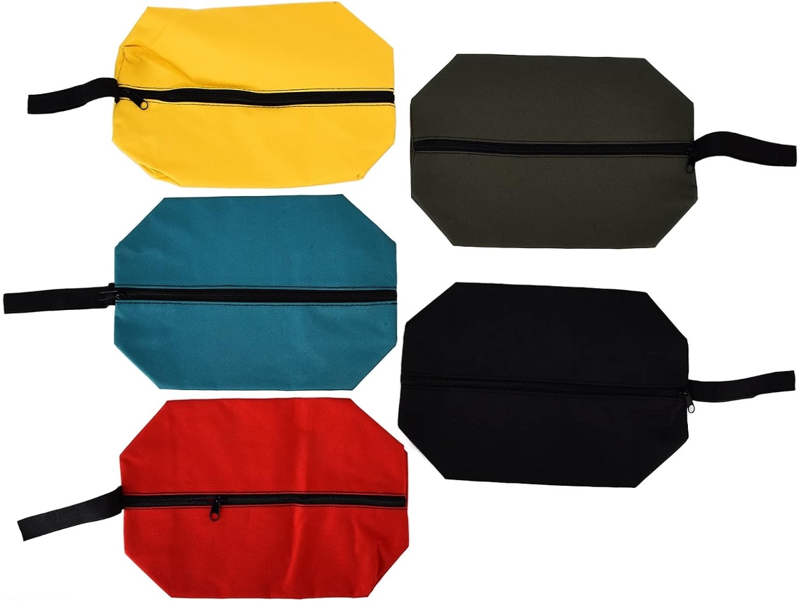 Bolsa De Herramientas Con Cremallera - Bolsa De Almacenamiento Pequeña, Portátil Y Multifuncional Para Pesca