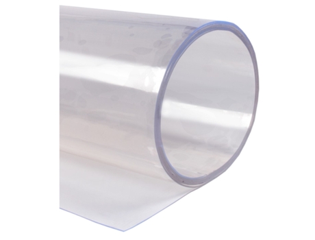 Mantel Mesa Transparente Composición 100% PVC Hule Paño De Mesa Protector De Mueble Grosor 15 Micrones Medida 100X140CM
