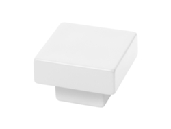 Pomo Para Muebles De Abs 30x30 Mm De Diámetro Pintado De Blanco Paquete De 36 Piezas