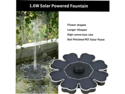 Fuente solar (bomba sin escobillas, flotación de agua)