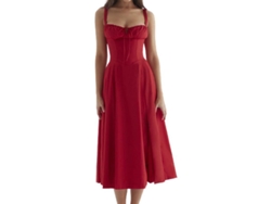 2026-vestido Sundress Sin Mangas Con Estampado Fashion, Cordón Y Encaje Para Mujer