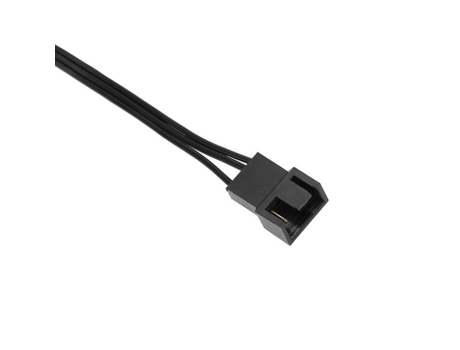 HURRISE Pwm Cable Alargador de Ventilador para PC Compatible con 4 Pines Mayor Flexibilidad
