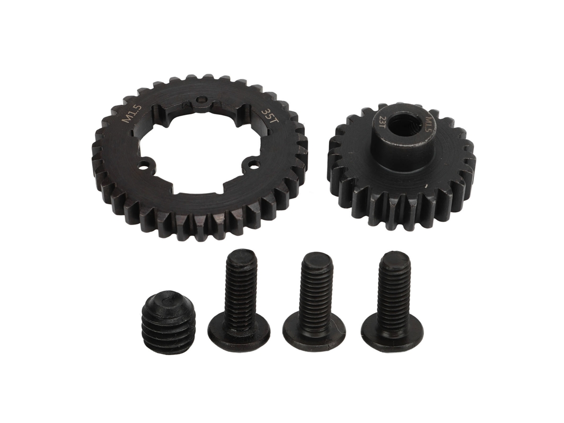 Juego De Engranajes De Acero Para Coche Rc Con Engranaje Recto De 35t Para Traxxas 6s 8s 1/5 23t Accesorios