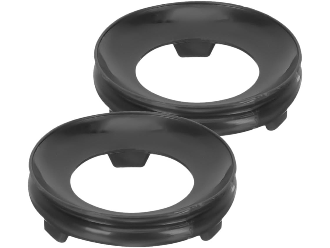 Soporte Madera Oscura Cristal Calabaza Exhibición Único Forma Delicada Hogar Oficina Juego 2 Bola
