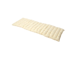 Homescapes Cream Bench Cushion, 3 Seater