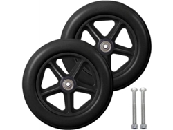2026-ruedas De Repuesto Para Silla De Ruedas, 8 Pulgadas, Neumático Solido Antideslizante, Pvc, 190mm Gris Y Negro