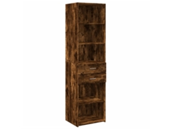 Mueble alto de madera de roble ahumado, MAISON EXCLUSIVE, 50x42,5x185 cm