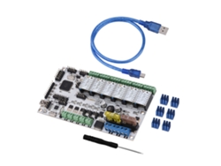 Placa base para impresora 3D (conexión USB, compatible con tarjeta SD) Kit de placa base para impresora 3D Rumbaplus + 6*tmc2208 V1.0