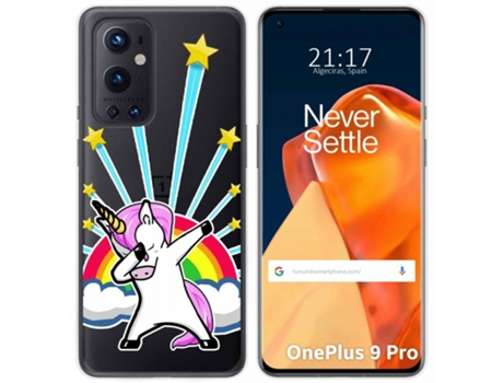 Carcasa OnePlus 9 Pro 5G TUMUNDOSMARTPHONE Dibujos Transparente Multicolor