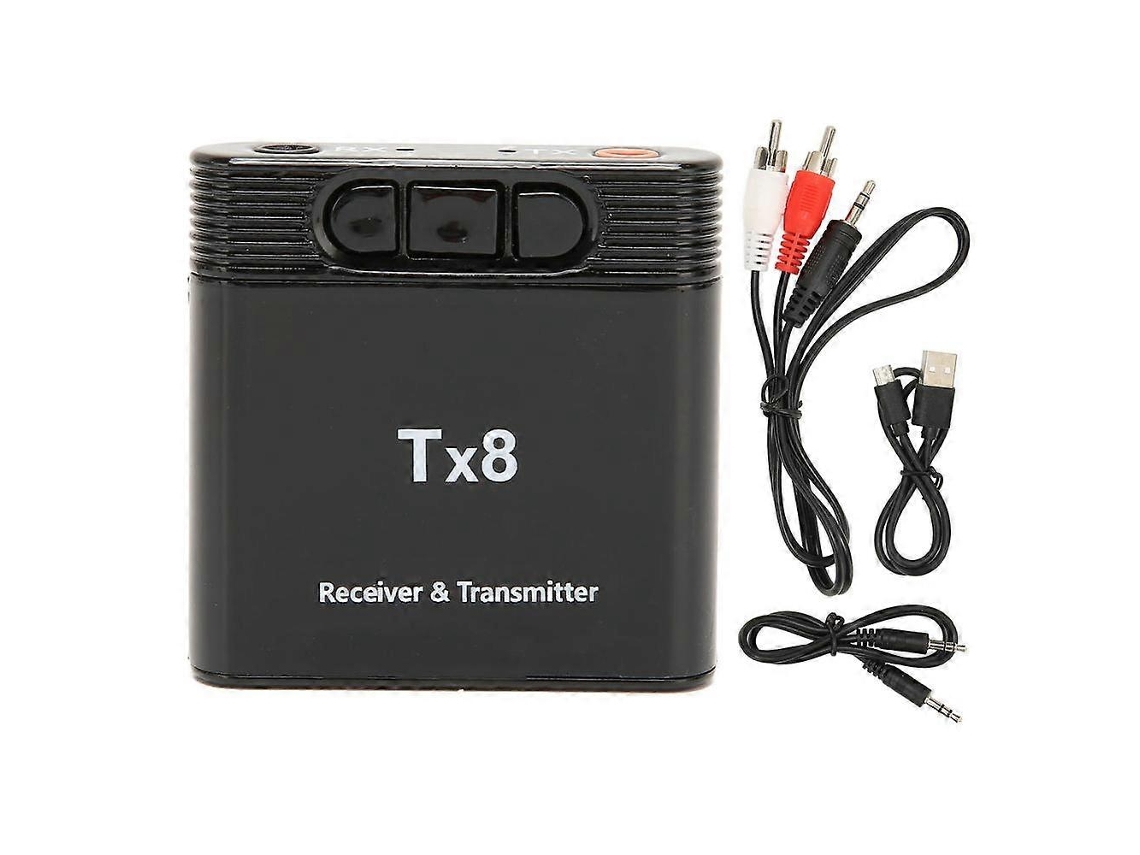 Transmisor y receptor Bluetooth 2 en 1 Rosewell con carga USB para TV, automóvil, parlantes, equipos de sonido domésticos y PC