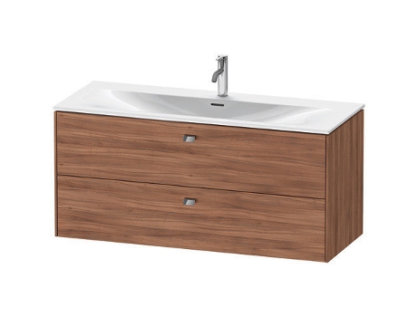Mueble DURAVIT Brioso bajo lavabo montado en la pared 122,0 x 47,9 cm 2 cajones incl. recorte de sifón y delantal para lavabo Viu 234412