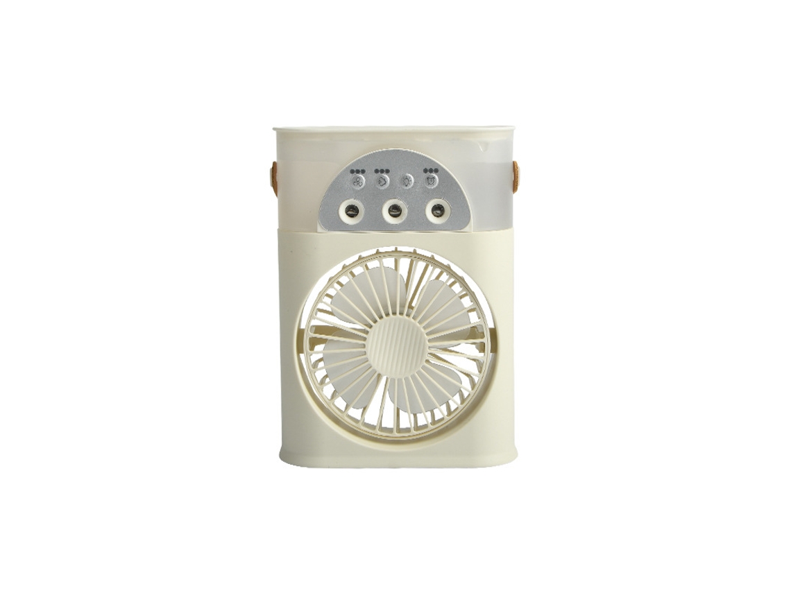 Ventilador De Aire Acondicionado De Escritorio Con Temporizador De 3 Agujeros - Refrigerador - Carga Usb - Humidificación - Enfriamiento