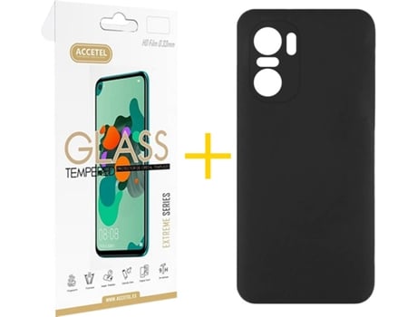Carcasa + Protector de Pantalla para Xiaomi MI 11I ACCETEL Negro