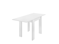 Mesa Auxiliar Plegable Bok - Blanco MIRAKEMUEBLE 79x134x67cm