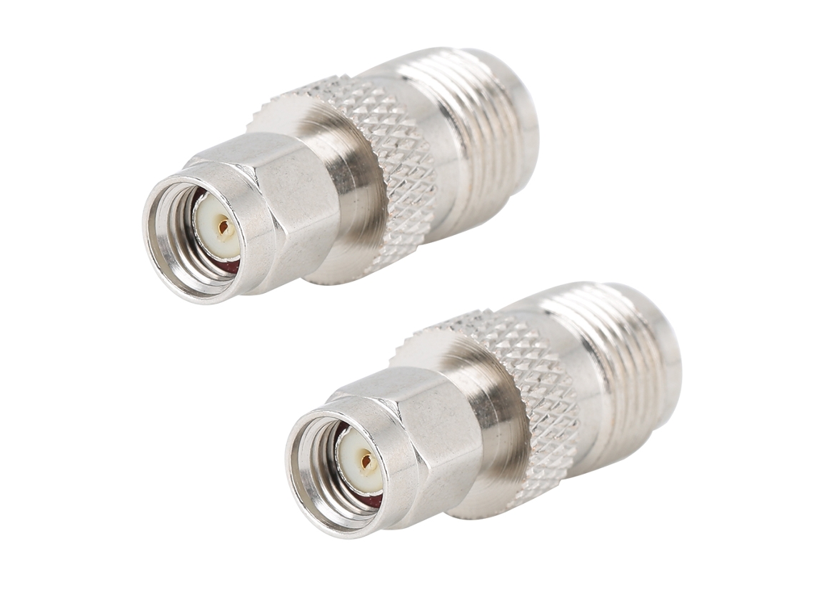 Adaptador coaxial hembra SMA a hembra TNC