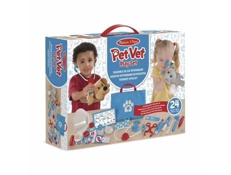 Set Oficina BIGBUY FUN Playset Melissa & Doug PetVet Veterinario (Edad Mínima Recomendada: 3 años)