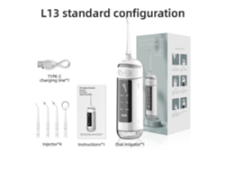 Limpiador interdental de bolsillo compacto con depósito telescópico: ideal para viajes e higiene ortodóncica diaria. YANYXR