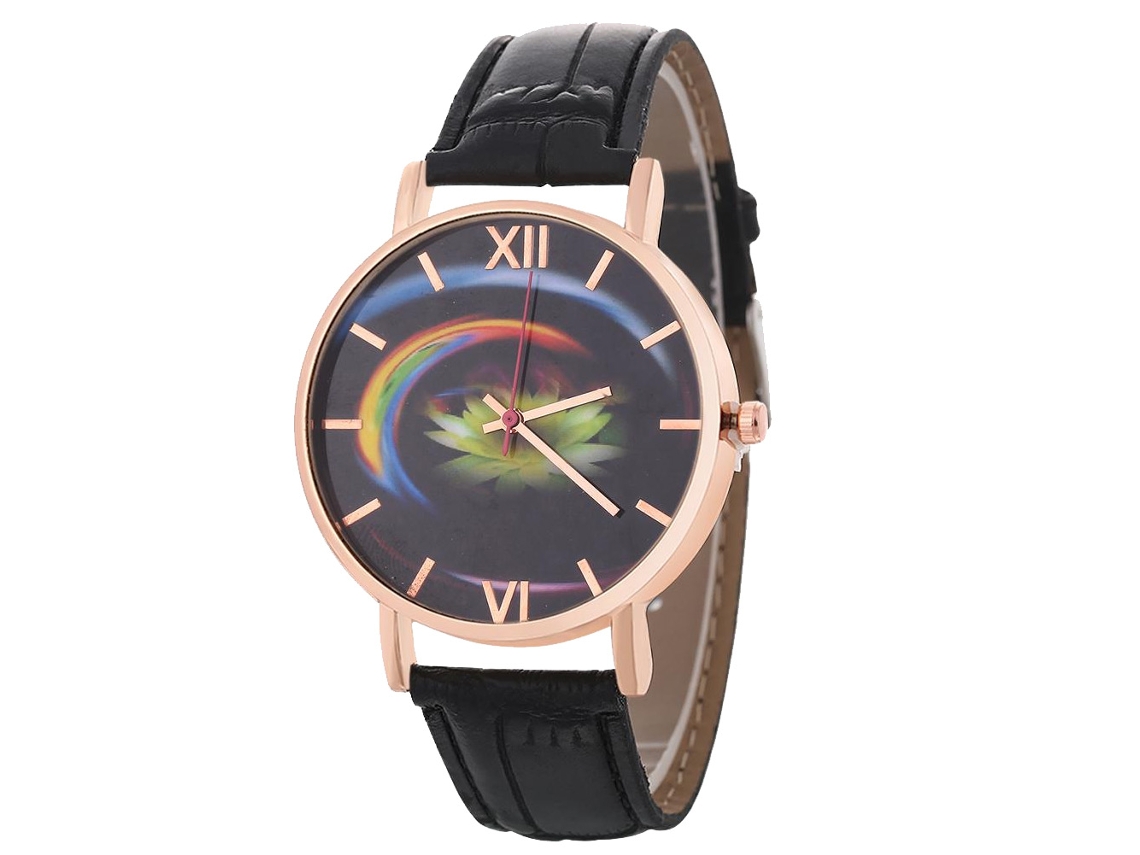 Reloj De Pulsera Analógico De Aleación Con Esfera Redonda, Movimiento De Cuarzo, A La Moda Para Hombres Y Mujeres.