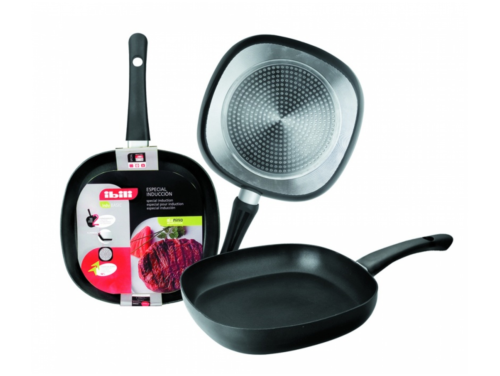 Grill IBILI Indubasic Cuadrado 18x18 cm